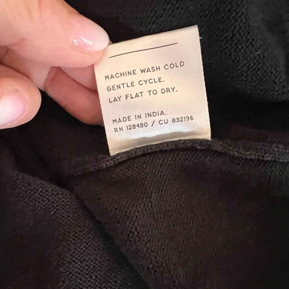 PACT WOMEN’S CLASSIC FINE KNIT POLO SWEATER ORGANIC COTTON DARK ACADEMIA PREP - Picture 13 of 13